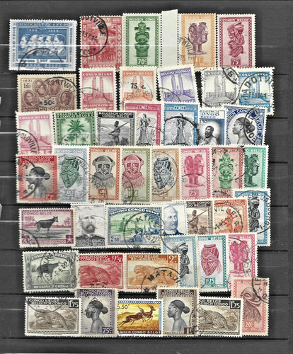 Congo belge 45 - 45, timbres