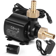 Pompe Immergée 12V 800L/H 4,5M Régulation Vitesse - Vide Cave Adaptateur Sect...