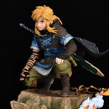 🌈Figurine Link – La Légende de Zelda Statue GK 38 cm – Modèle de Collection