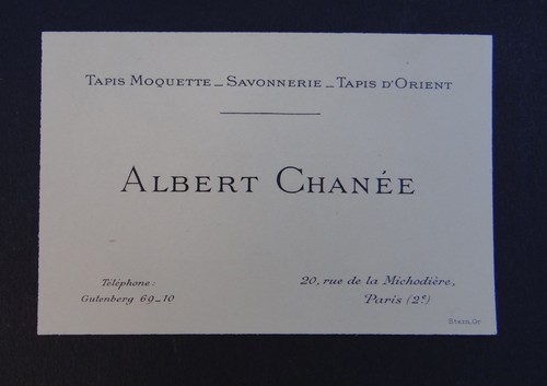 Carte visite maison - maison, albert