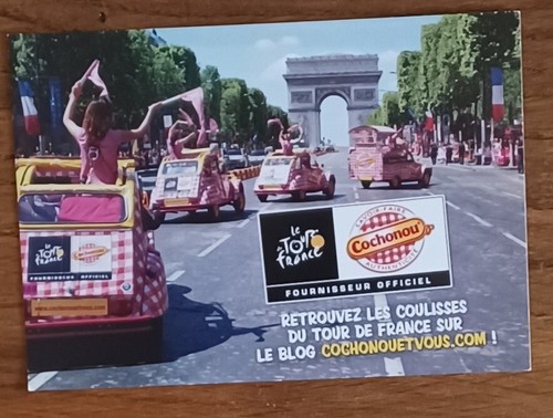 Cyclisme carte cochonou - carte,