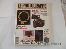 LE PHOTOGRAPHE  N°1447 SEPT 1987 PHOTOGRAPHE CHEZ CHAUMET EOS 650          D29