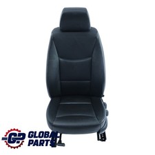 BMW E90 E91 Siège Avant Gauche En Cuir Dakota Noir