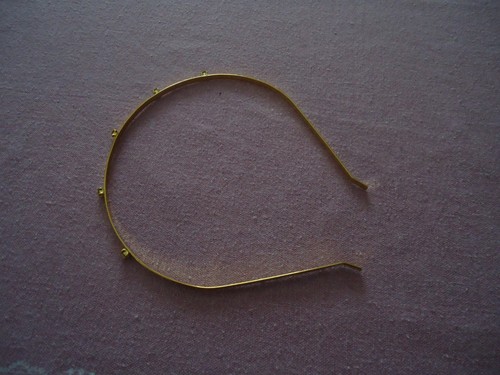 Serre tete dore - -, strass