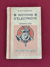 Livre ancien Notions d’Electricite Manuel d’enregistrement Technique Radio TSF