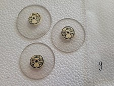 Lot de 3 verres de Montre