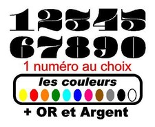 1x numéro café racer, scrambler, carénage 