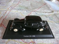 CITROËN Traction 11 B 1950 Noire UH 1/43 sur socle