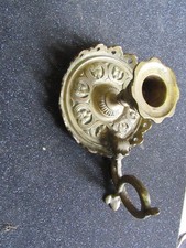 ancien bougeoir en bronze  rat