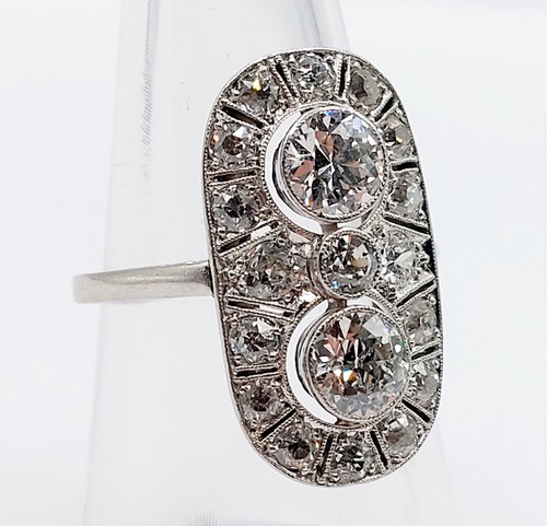 Bague marquise art - , deco