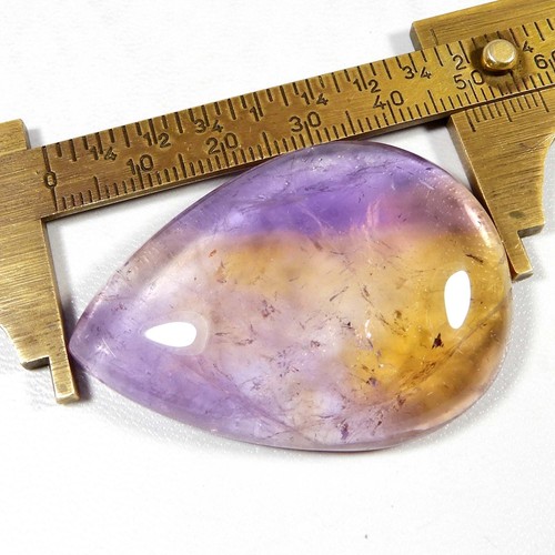 Cabochon amétrine jaune