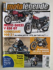 MOTO LEGENDE N°279 /GUZZI V 850 GT/KAWASAKI 900 Z1/MOTOBECANE 125 LT1/FB MONDIAL