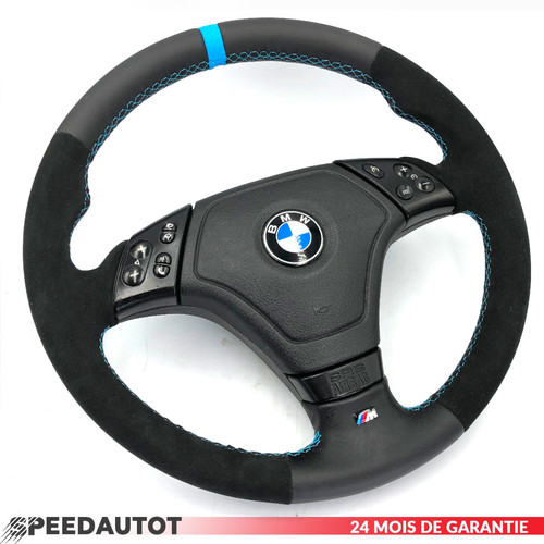 Volant cuir alcantara - volant, e46