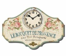 Montre Murale En Quartz Style Shabby Le Bouquet De Provence Provençal