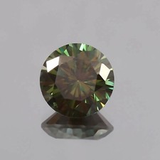AAA Vert Foncé Moissanite