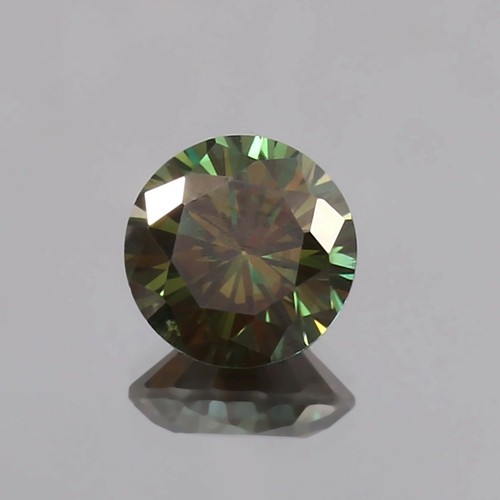 Aaa vert foncé moissanite - aaa,