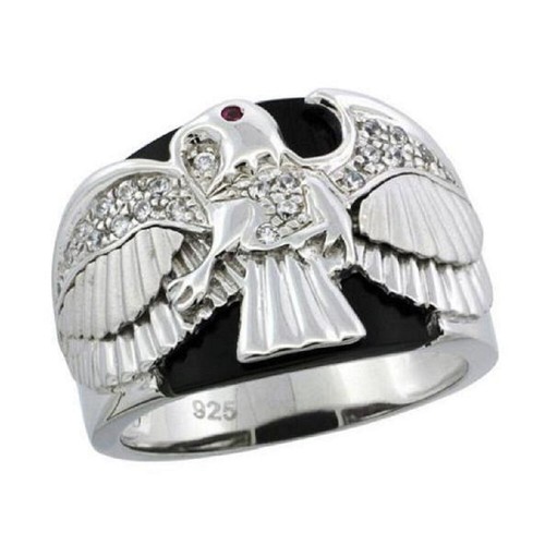 Homme argent sterling noir - homme,