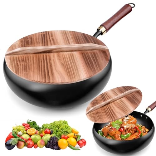Poêle fonte wok chinois - en,