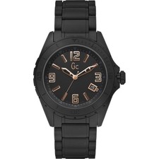 Guess Collection GC Men's Sport Class XL Black Ceramic Band/Case Watch - X85003G