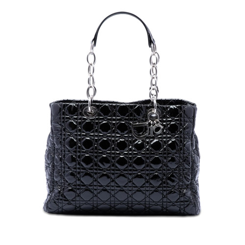 Dior large cuir verni - verni, cannage