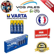 Piles Alcaline 1,5V AA LR6 MN1500 E91 LR06 AM3 2970 mAh ( Varta Industrial )