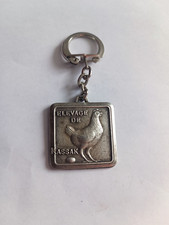 Porte-clés POULE Pondeuse ELEVAGE DE KASSAK Keychain vintage 60'