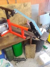 backstand de coutelier 220v moteur 2cv poulie moteur 130mm bande 50x2000