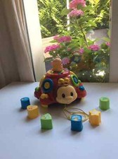 24⚜️ Jouet Vtech Coccinelle Des Formes Complet Fonctionne Lumineux et Parlant