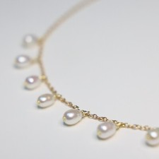 collier argent pl or en perles