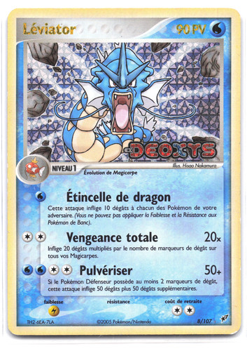 Carte pokémon léviator - carte,