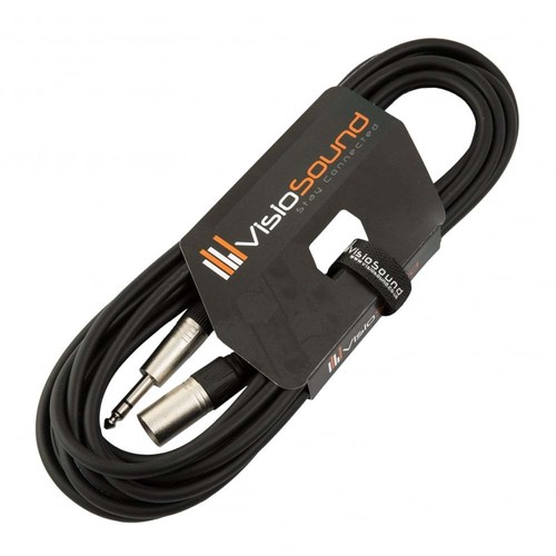 Câble xlr mâle jack - jack, trs