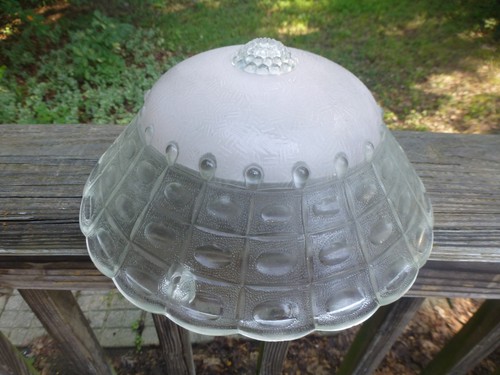 Vintage art deco glass ceiling - art,
