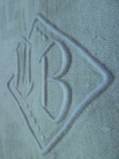 ancienne nappe blanche