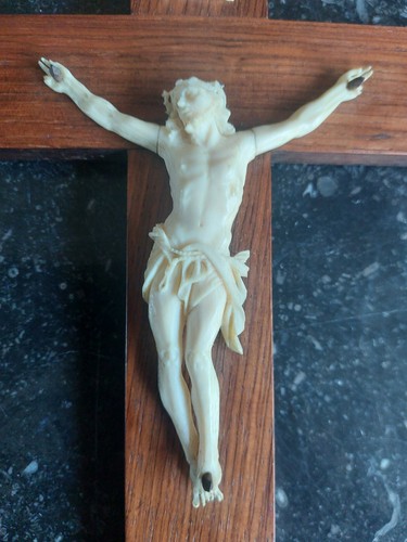 Christ sculpté xixème - sculpté,
