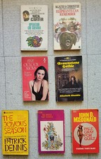 Lot de 7 Romans en Langue Anglaise Format Poche 