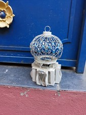 Petite Cage Oiseau Tunisienne Ancienne Vintage 19cm