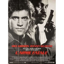 LETHAL WEAPON French Movie Poster  - 47x63 in. - 1987 - Richard Donner, Mel Gibs