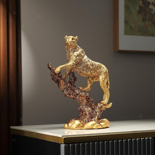 Statuette léopard - de,