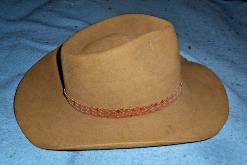 Akubra small brim hat - small, brown