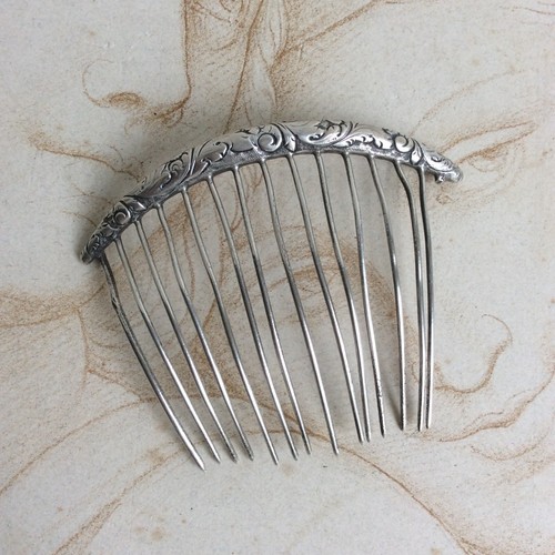 Peigne diadème argent - diadème, en