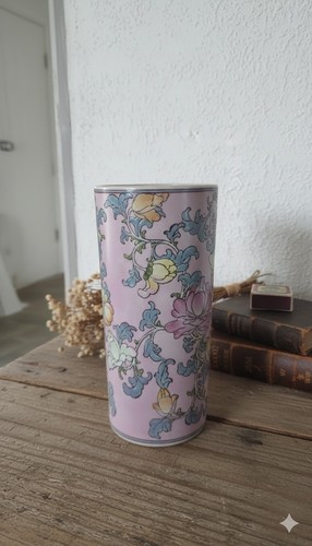 Grand vase cylindrique - vase, chinois