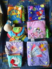 PL / lot de 7 LIVRE EN TISSU bébé enfant éveil exc état