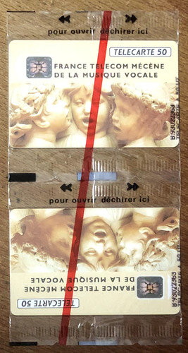 Musique vocale 50u telecarte - vocale,