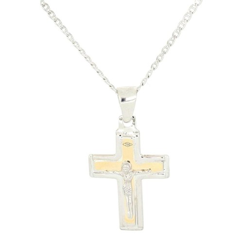 Collier pendentif croix - collier,