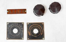 Lot de Bouton bakelite + logo