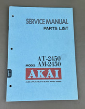 Akai AT-2450 AM-2450 Service