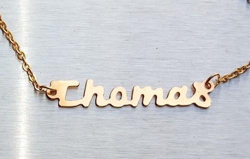 Collier prénom édle thomas - prénom,