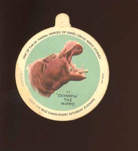 1930 dixie lids animal - lids,