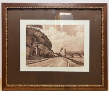 Gravure encadrée du pont