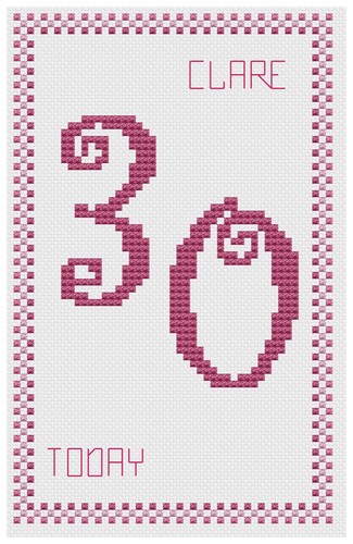 30th anniversaire rose - rose, point